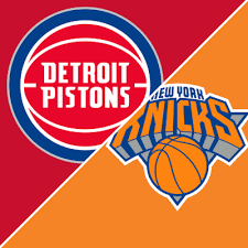 Knicks VS Pistons Basketball Teams